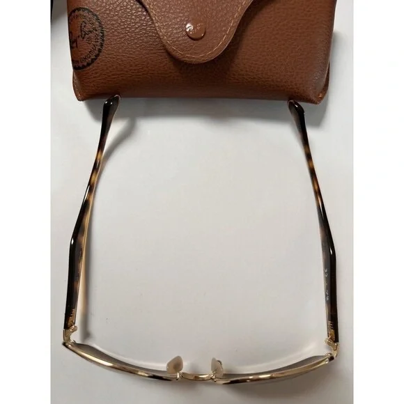 Ray Ban Men’s Brown Metal And Plastic tortoiseshell Frames With Case - Picture 5 of 6